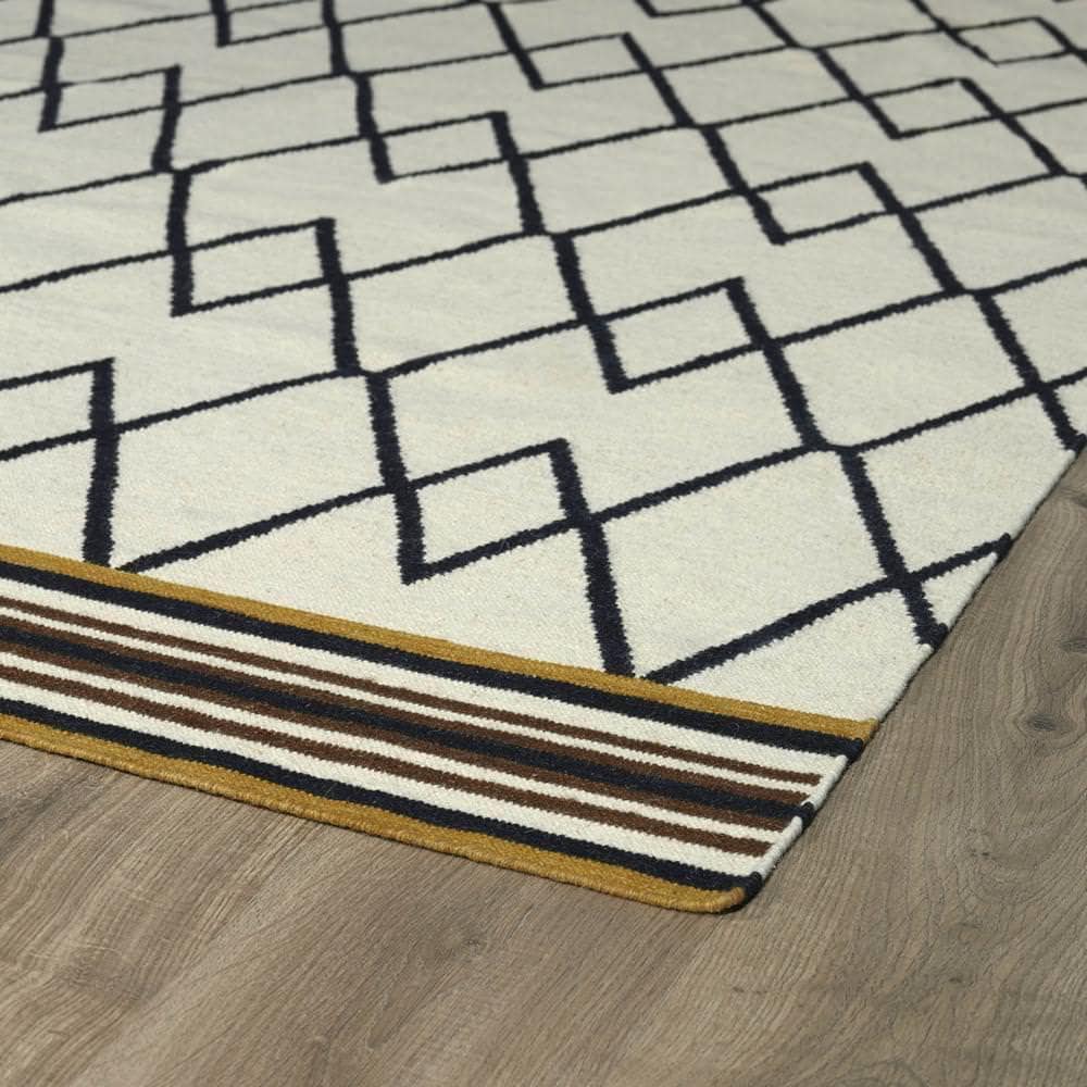 Kaleen Nomad Nom03-02 Black Area Rug Clearance - Image 2