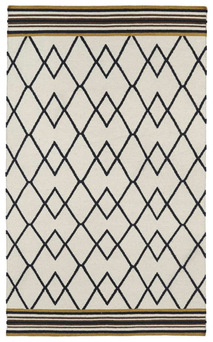Kaleen Nomad Nom03-02 Black Area Rug Clearance - Image 3