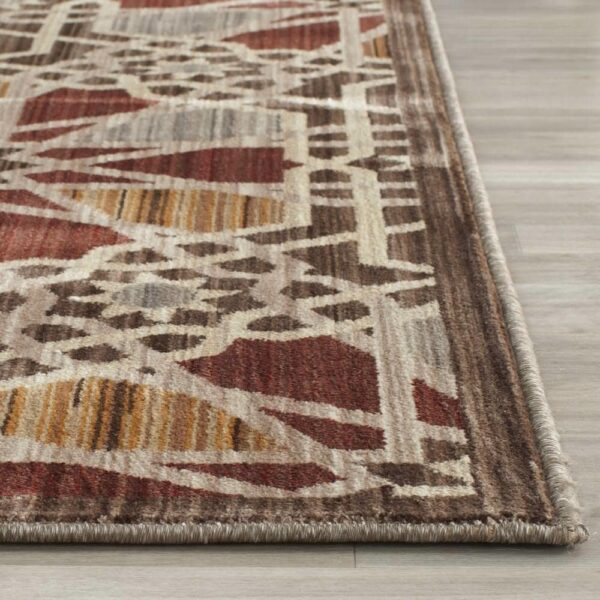 Safavieh Infinity Inf560b Brown - Beige Area Rug