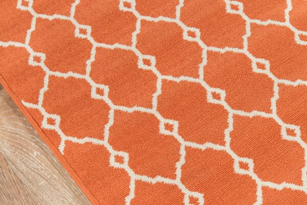 Momeni Baja Baj-2 Orange Area Rug - Image 2