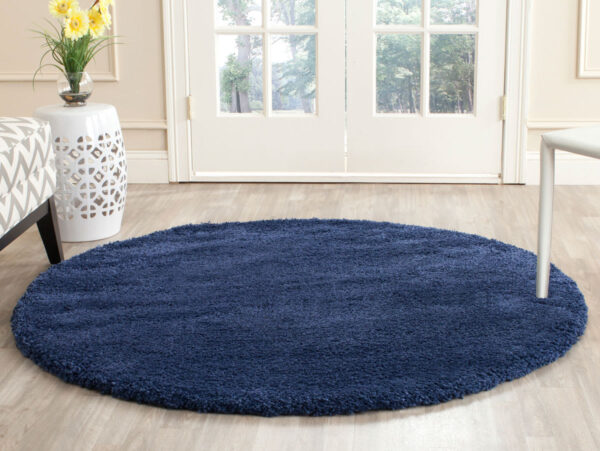 Safavieh Milan Shag Sg180 Navy Area Rug - Image 3