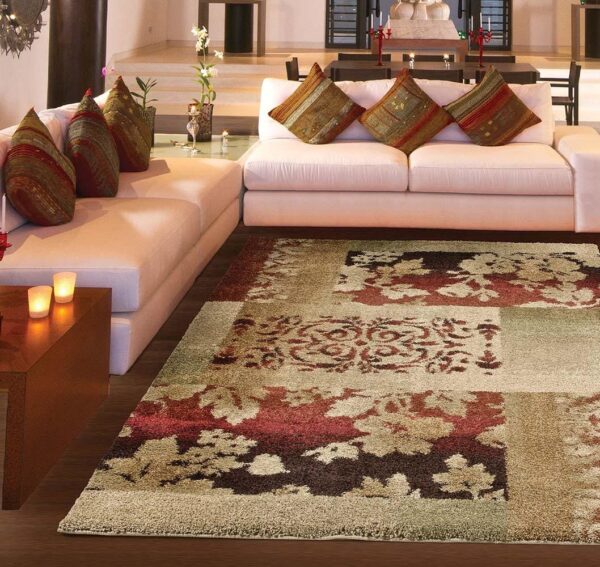 Orian Wild Weave Ogletree Rouge Area Rug