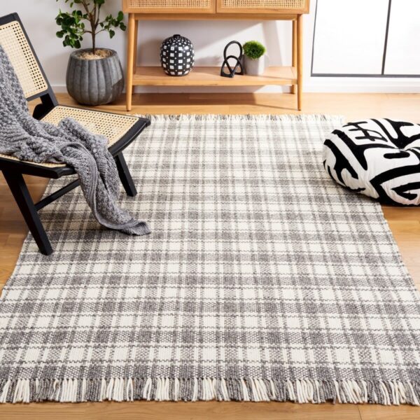 Safavieh Natura Natb110F Grey - Ivory Area Rug