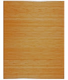 Anji Mountain Bamboo Chair Mat Tri-Fold No Lip Natural Area Rug